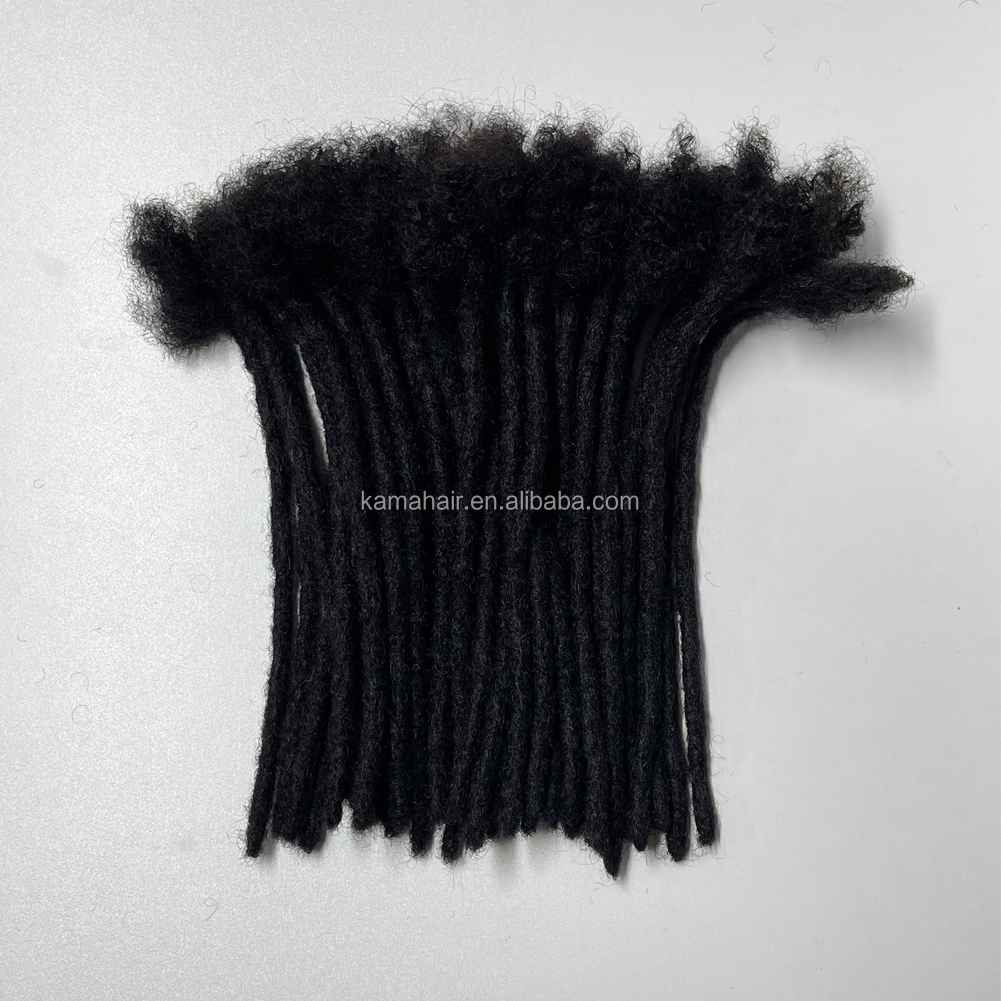 Vast Hair Official - KAMA Instant Dreads Locks Full Handmade Crochet Human Hair Traditional Dreadlocks Extensions in Bulk for Boys/girls/kids