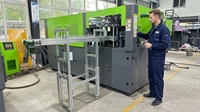 Machine de soufflage de bouteilles PET à double cavité entièrement automatique, vente directe d'usine, équipement de fabrication de contenants en plastique