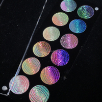 Eyeshadow Chameleon Berpigmen Tinggi Warna Berubah-ubah Radiant Multi Chrome Palet Akrilik Magnetik DIY Label Pribadi