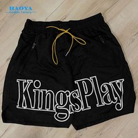 Shorts de bain décontractés pour hommes à motif floral, 100 % polyester, personnalisables OEM, pour la plage, en tissu peigné