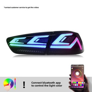 RGB Fantasy <b>LED</b> Assembly Evorestoration New Condition Wingshen Rear Tail <b>Light</b> Lens <b>Red</b> Water Turn Sign FDS-TL-For Mitsub - Product Image 6