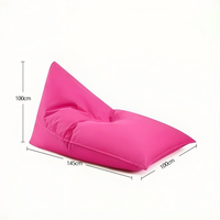 Fauteuil de jardin moderne en tissu imperméable pour sources chaudes extérieures, chaise longue portable et confortable pour la plage, pouf de camping, idéal pour l'hôtel et les voyages en duo
