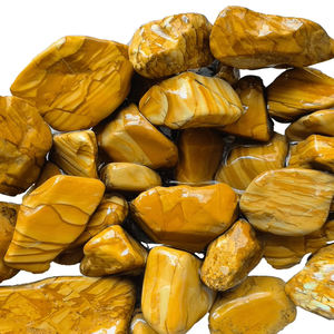 GCZ Gravier de reproduction de tortues à texture claire imitation bois jaune, <span class=keywords><strong>pierre</strong></span> concassée durable, écologique, surface lisse pour <span class=keywords><strong>jardin</strong></span> extérieur - Product Image 2