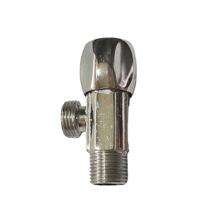 Vanne d'angle à 90 degrés OEM durable au design moderne pour usage domestique, taille 1/2" 3/4", 2 voies, en acier inoxydable chromé - Product Image 6
