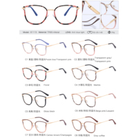 MS 81115 2024 Femmes Photochromique Anti-Bleu Lunettes Optiques Personnalisées TR90 + Métal Lunette Nouvel An Lunettes Anti-Lumière Bleu