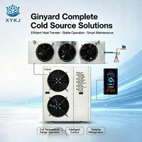 Unité de condensation murale 3HP à refoulement latéral pour système de réfrigération à température constante de chambre froide de laboratoire