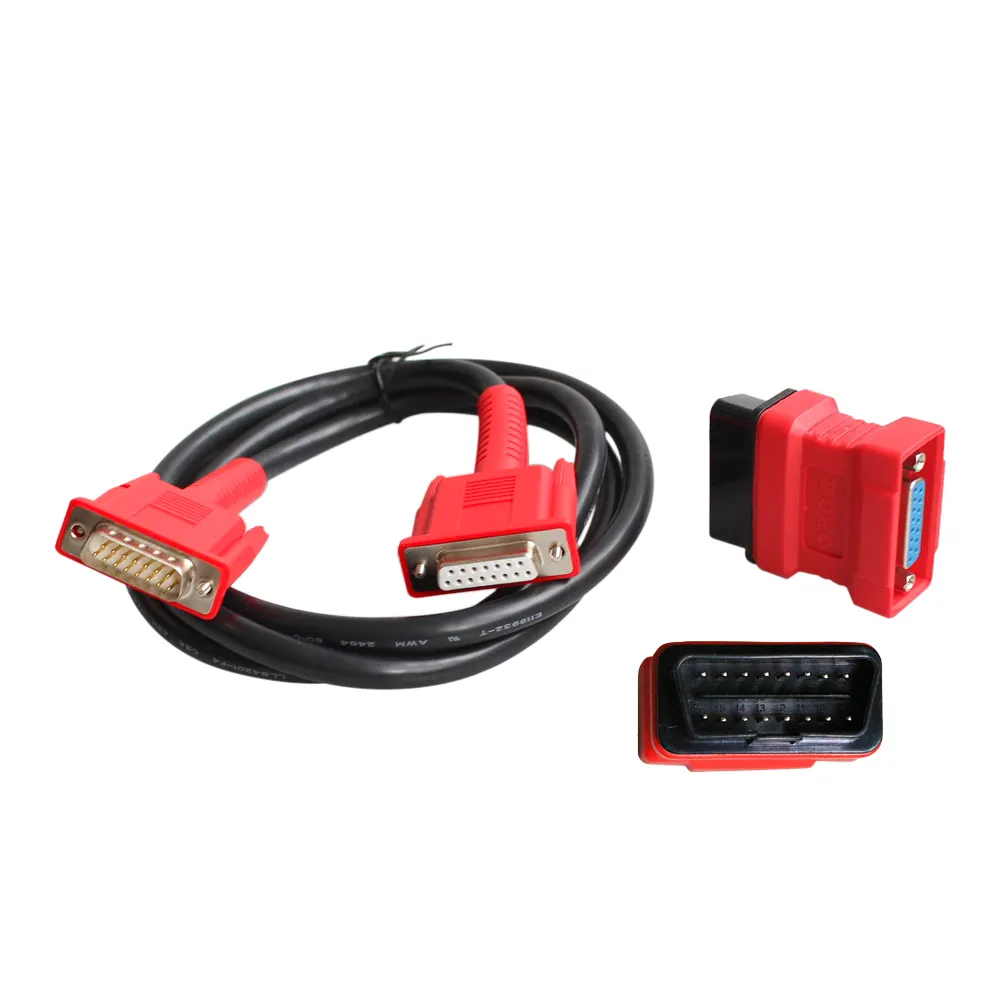 OBD2 OBD 2 16 Pin Male To DB15 15 Pin Female Connector Car Diagnostic Adapter Cable For Autel DS708 DS 708 Maxidas