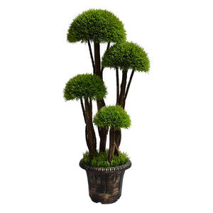 Árbol Artificial Decorativo para Interiores y Exteriores SPSS4, Estilo Hongo, Ciprés/Pino/Cedro, Bonsái Artificial - Product Image 3