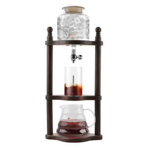 Cafetera de Goteo Frío L Beans con Jarra de Vidrio de 3 Niveles y Soporte para Preparar Té y Café, 4-6 Porciones - Product Image 5