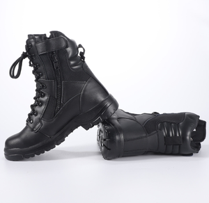 Botas Tácticas Negras TSB0115 con Tacón Acolchado y Cuello Superior para Mayor Comodidad - Product Image 6