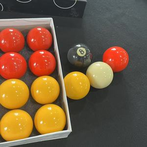Popular Sell Premium Red and Yellow Billiard Pool Snooker Ball 50,8mm Tamaño de 2 pulgadas para la venta - Product Image 3
