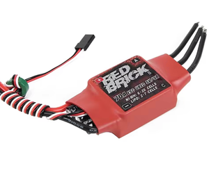 Controlador Electrónico de Velocidad (ESC) de Ladrillo Rojo, 50A/70A/80A/100A/125A/200A, Sin Escobillas, 5V/3A 5V/5A BEC, para Multicóptero FPV, CN - Product Image 6