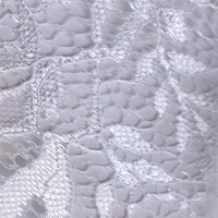 Premium 100% Nylon Dentelle Tissu Tissé Technique Brodé Rayure Textiles De Maison Coussins Kimono Rideaux
