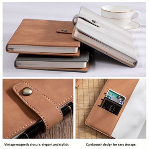 Cuaderno de Cuero de Primera Calidad con Tapa Dura A5, Juego de Caja de Regalo, Logotipo Personalizado, Bloc de Notas de Oficina, Eventos Corporativos, Regalos Empresariales Corporativos de Alta Gama - Product Image 2