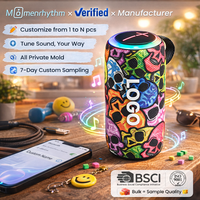Altavoces Pequeños con Logotipo Personalizado, Altavoces Portátiles Inalámbricos para Fiestas al Aire Libre, Sonido Enriquecido, Regalo Promocional para Eventos