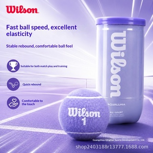 <span class=keywords><strong>Pelotas</strong></span> de Entrenamiento <span class=keywords><strong>Wilson</strong></span> para <span class=keywords><strong>Tenis</strong></span> en Rosado, Morado y Verde Menta, en Envase, Regalo Colorido - Product Image 4