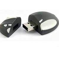 Clé USB 3D unique en forme de souris PC, logo OEM personnalisé, 8, 16, 32, 64 Go