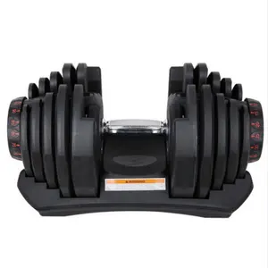 Male Heavy Duty Dumbbell, Automatic Fast Adjustable Dumbbell Set Indoor Fitness 40kg 90 Pound