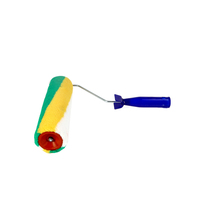 Mini rouleau de peinture professionnel de 9 pouces brosse de rouleau de peinture murale acrylique avec peinture de maison de qualité industrielle