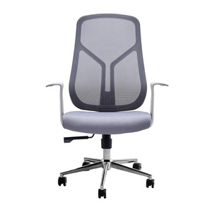 <span class=keywords><strong>Chaise</strong></span> de bureau exécutive inclinable en maille avec base chromée pour entreprise, bureau et domicile - Product Image 2