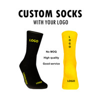 Chaussettes Personnalisées OEM MOQ Échantillon Rapide, Chaussettes de Course et de Sport pour Homme, Chaussettes de Cyclisme et de Basket-ball Athlétiques avec Logo Personnalisé