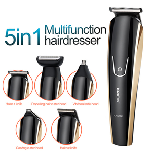 5 in 1 tagliacapelli multifunzionale tagliacapelli elettrico ricaricabile rasoio da uomo <span class=keywords><strong>naso</strong></span> peli pubici Trimmer - Product Image 3