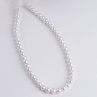 Vente en gros de perles d'eau douce Edison de qualité AA, rondes, blanches naturelles, 8-9 mm, pour la fabrication de bijoux
