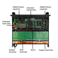 Amplificateur de puissance professionnel 4 canaux YAZOO FP10000Q 4x1350W, technologie de classe TD, boîtier métallique, connectivité XLR pour son surround