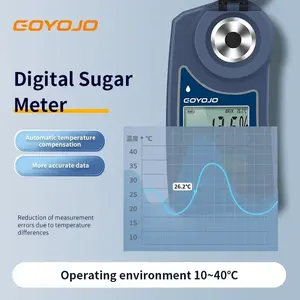 Digitale Refractometer <span class=keywords><strong>Brix</strong></span> Meter Ce Gecertificeerd Plastic Nieuwe Vruchtensapdranken Sprite Drank Suikertester Meter Suikergehalte - Product Image 5