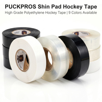 Bande de protection transparente pour protège-tibias de hockey sur glace PUCKPROS, en PE imperméable, facile à déchirer, vente en gros OEM