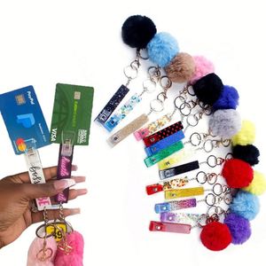 พวงกุญแจอะคริลิคสำหรับดึงบัตรเครดิต/เดบิต แบบขายส่ง สำหรับคนเล็บยาว - Product Image 1