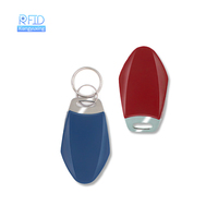 ISO14443A 13,56 Mhz personalizado ABS impermeable RFID NFC llavero Fob para escuela Hotel gimnasio ascensor