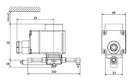 3/8 ''EVR 3 032F1204 électrovanne de réfrigération NC 2 voies pour climatisation 12VDC 24VDC 110VAC 220VAC