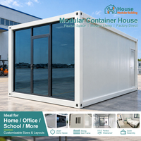 Bureau de chantier portable, bâtiment modulaire en conteneur, dortoir pour travailleurs, cantine, salle de classe, solution d'assemblage rapide