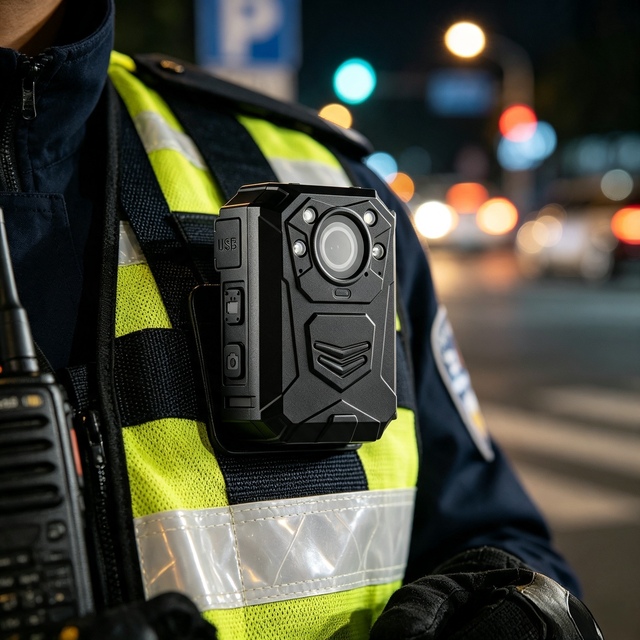 Customizable Wearable Body Camera with GPS, Waterproof,Motion Detection for Security