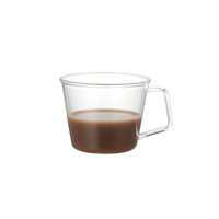 Tasse à poignée en verre de style japonais pour le thé, le café, la bière et le lait