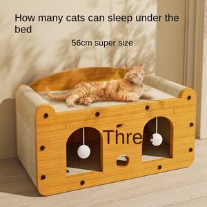 Planche à gratter universelle de luxe quatre saisons nid-corps résistant à l'usure miettes griffe maison Halloween Carton Style résistant aux rayures - Product Image 3