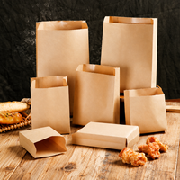 Sacs en papier kraft résistants à la graisse avec doublure en aluminium pour brochettes de barbecue, collations et plats à emporter