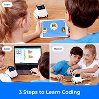 Robot Interactivo Makeblock Codey Rocky para Niños de 8 a 12 Años, Juguete STEM con Programación Scratch y Python, Fácil de Montar