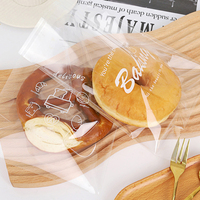 Sacs en BOPP transparents autocollants imprimés sur mesure, de qualité alimentaire, petits sacs pour boulangerie, bonbons, gelées, en-cas