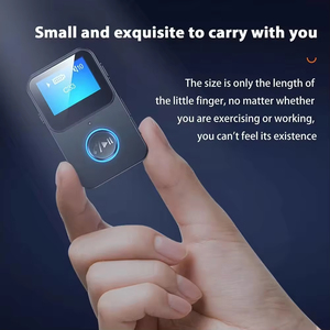 Mini reproductor MP3 con pantalla LCD, Bluetooth 5.0, batería recargable, diseño portátil, duración de la batería de hasta 10 horas - Product Image 4