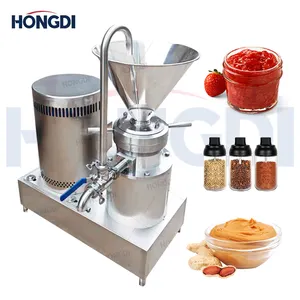 Stainless Steel Colloid Mill Sesame Sauce Peanut Butter Chili Sauce Grinding Machine