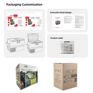 40L Dual-Khu Xe Tải Tủ Lạnh DC 12 Volt Tủ Lạnh Với Thấp <span class=keywords><strong>Watts</strong></span> Cắm Trại Tủ Lạnh Tủ Đông Xách Tay - Product Image 3