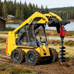 Small Excavator and Skid Steer Hydraulic Auger Drive Suitable for Fence <b>Post</b> Installation Earth Drilling HUAYAO - Product Image 2