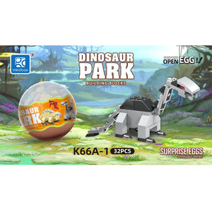 Nuevo K66A 6 en 1 Montaje <span class=keywords><strong>huevo</strong></span> bloques <span class=keywords><strong>de</strong></span> construcción <span class=keywords><strong>dinosaurio</strong></span> juguetes <span class=keywords><strong>de</strong></span> plástico niños DIY modelo Anime personaje <span class=keywords><strong>sorpresa</strong></span> Mini caja serie <span class=keywords><strong>de</strong></span> regalo - Product Image 6