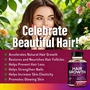 Options OEM directes usine pour capsules de traitement capillaire à base de plantes, très demandées, pour la croissance des cheveux, à base d'acides aminés, biologiques et végétaliens, pour le cuir chevelu - Product Image 3