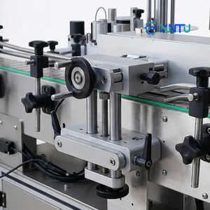 Machine d'étiquetage automatique de table électrique haute vitesse PLC pour bouteilles rondes, flacons et boîtes de conserve avec télécommande haute précision - Product Image 5