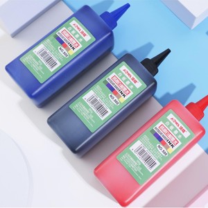 <span class=keywords><strong>Marqueur</strong></span> pour tableau blanc à base d'huile Aowa, grand flacon de 500 ml, <span class=keywords><strong>encre</strong></span> bleue/bleu foncé/violet, emballage en sac cadeau, vente en gros - Product Image 1