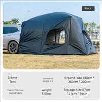 Auvent de hayon SUV étanche à la pluie personnalisé pliable famille voyage coffre de voiture étanche luxe jardin glamping camping tentes de plein air