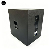 Subwoofer Activo 8003-AS II de 18 Pulgadas, 2200W de Potencia Máxima, Ecológico, Resistente al Agua, Carcasa de Madera Portátil y Duradera para Sonido Envolvente